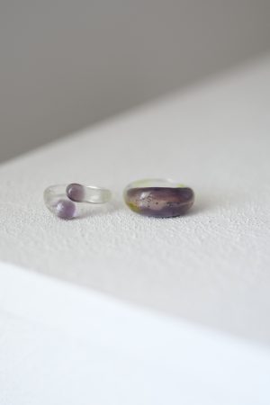 TONE glass ring / A : 2 rings