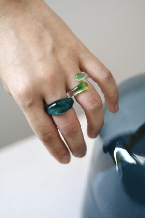 TONE glass ring / C : 2 rings