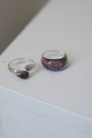 TONE glass ring / E : 2 rings